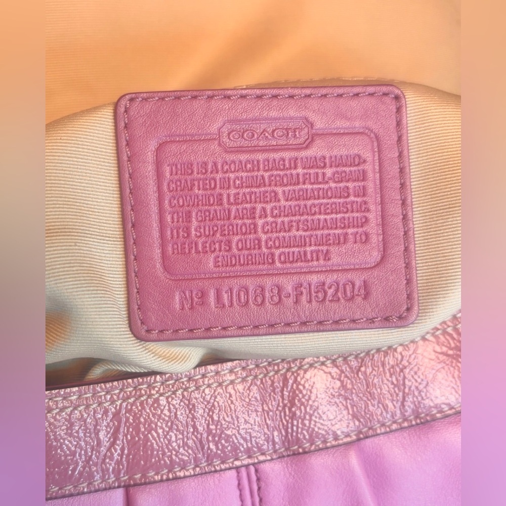 Pink Coach Leather Soho/Shoulder Bag - Picture 2 of 5
